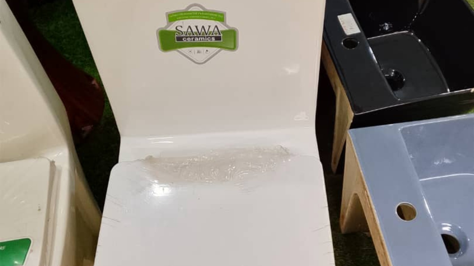 One piece SAWA toilet