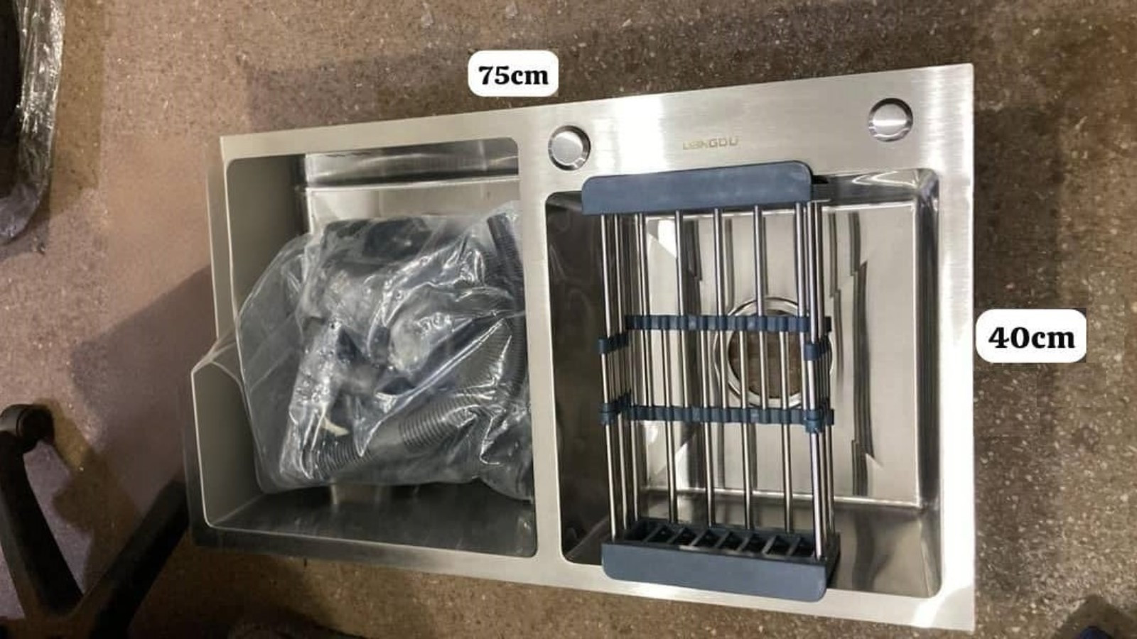 Lianggog Double Bowl Heavy duty sink